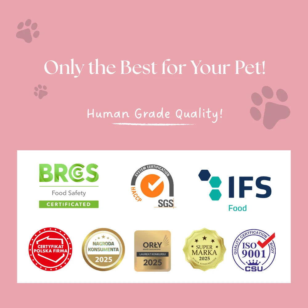Dr Malou Freeze-Dried Puppy Food with Duck, Goat's Milk & Egg Yolk, 500 g