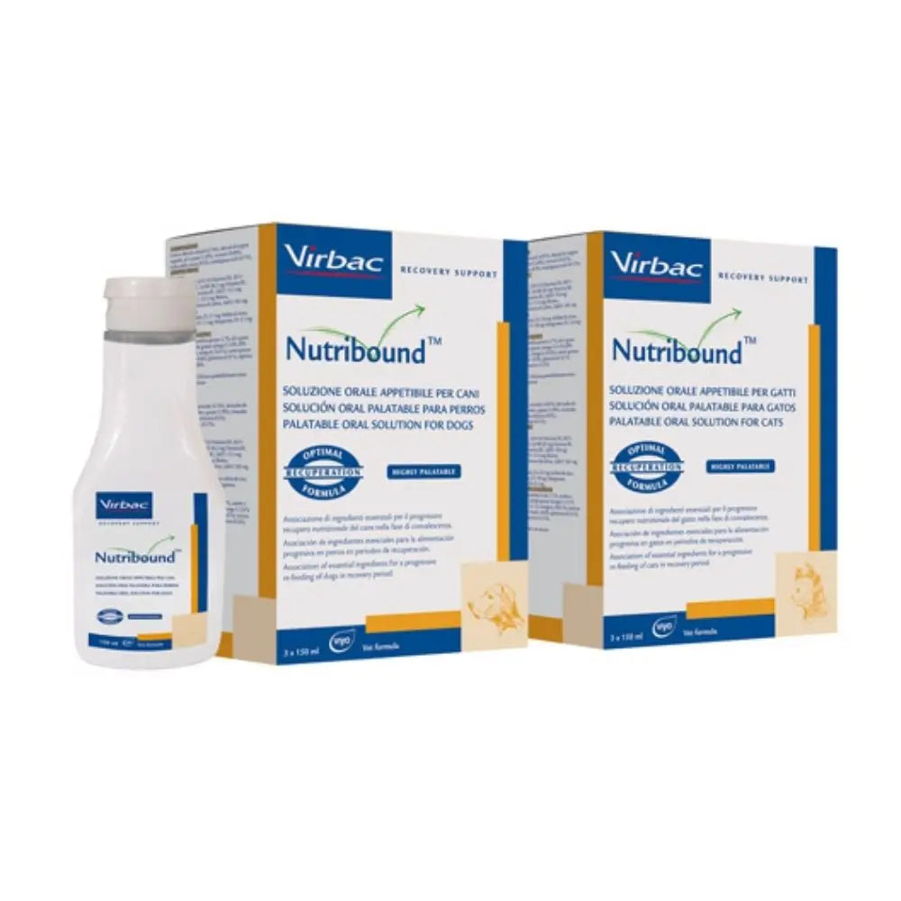 Virbac Nutribound Dog 3x150 ml Complementary Feed for Dogs