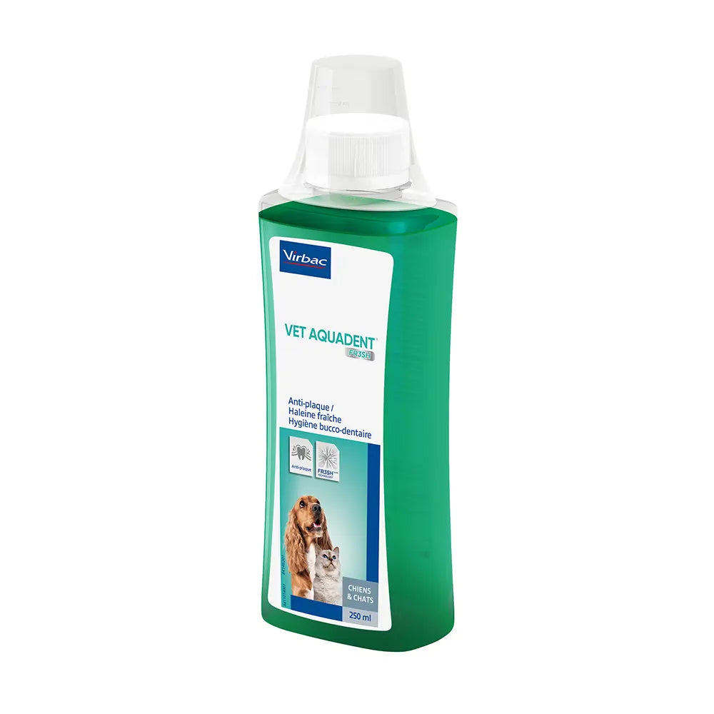 Virbac AQUADENT FR3SH 250 ml Tandvårdslösning