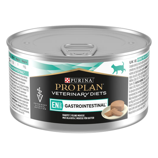 Purina PRO PLAN® VETERINARY DIETS Gastrointestinal Mitrā barība kaķiem gremošanas atbalstam, 195g