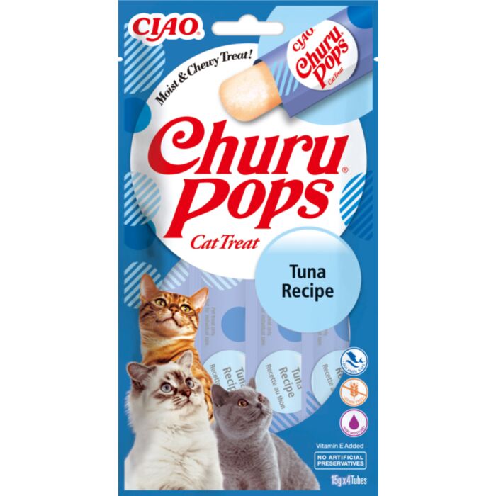 Churu Pops Cat Tuna 15GX4 N12 Taste Topper