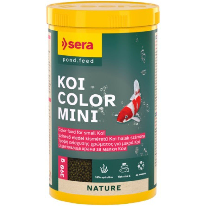 Sera KOI Color Mini, Food For Small Koi Carp 1000ml (390g)