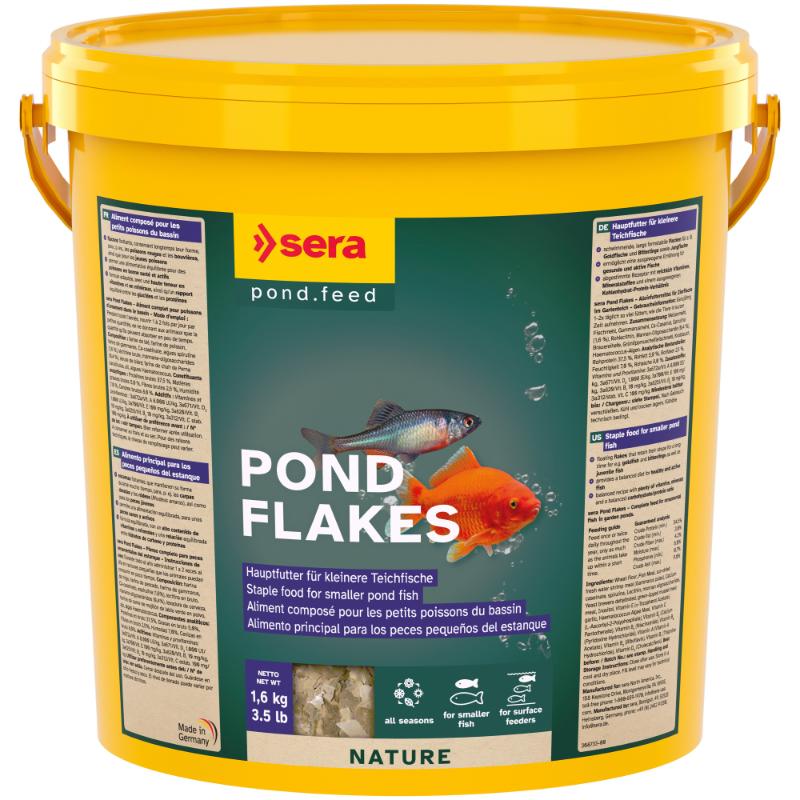 Sera Pond Flakes, Complete Food For Fish 10L