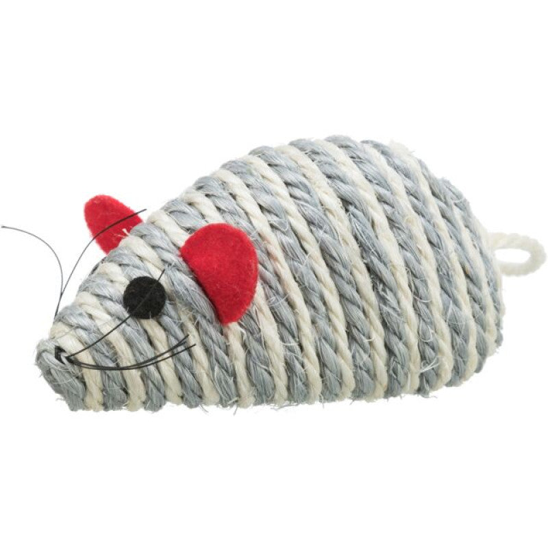 Rotaļlieta kaķiem : Trixie Sisal mouse XXL, 10 cm