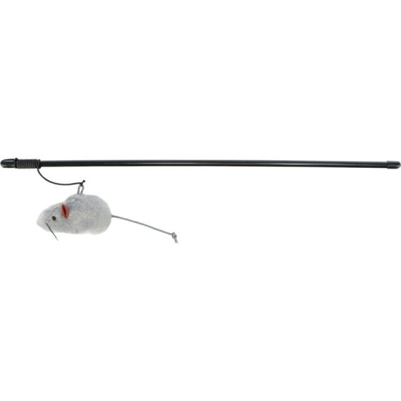 Trixie lekspö mus, plast/mjukdjur, kattmynta, 100 cm