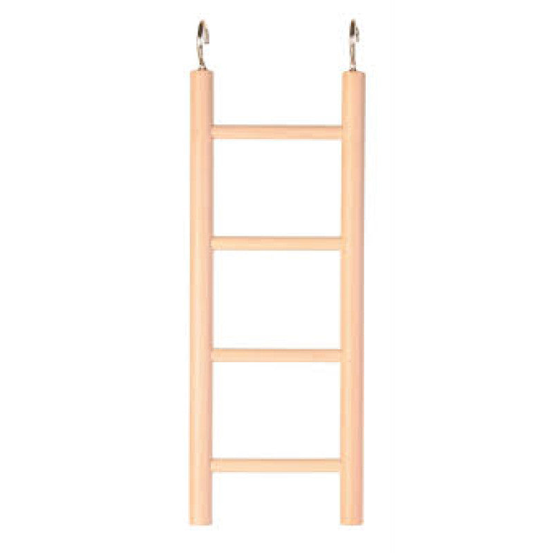 Koka trepes putniem - Trixie Wooden ladder (4 pakāpieni), 20 cm