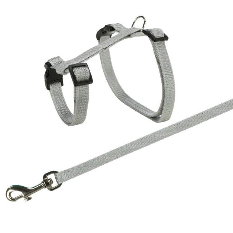 Krūšu siksna un pavada trušiem - Trixie Rabbit Harness with Lead, 25/44cm/10mm, 1.25m