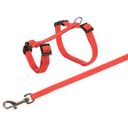 Krūšu siksna un pavada trušiem - Trixie Rabbit Harness with Lead, 25/44cm/10mm, 1.25m