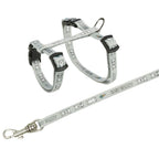 Krūšu siksna un pavada trušiem - Trixie Harness with Lead for Small Rabbits, 20-33cm/8mm, 1.25 m