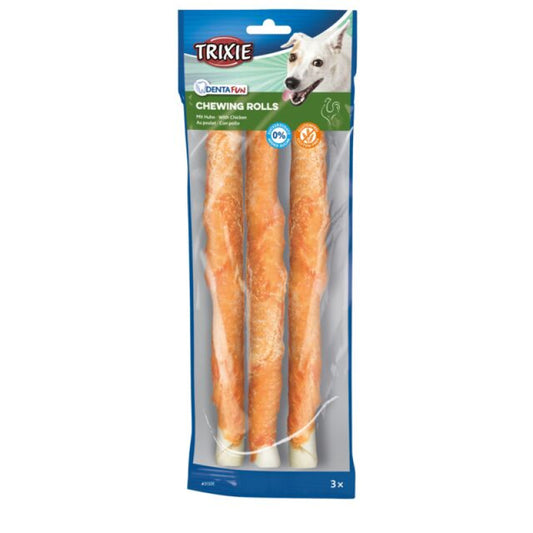 Trixie Rollitos Masticables con Pollo 17cm, 3uds*140g