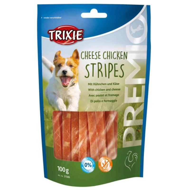 Trixie Premio Queso Pollo Rayas 100g