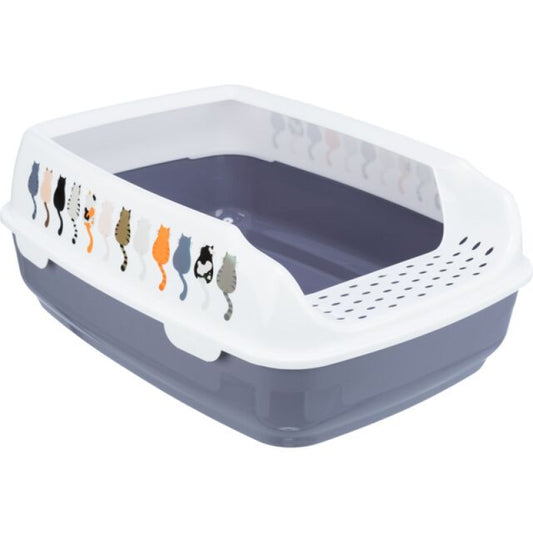 Kaķu tualete - Trixie Delio cat litter tray, with rim, 38 × 20 × 50 cm