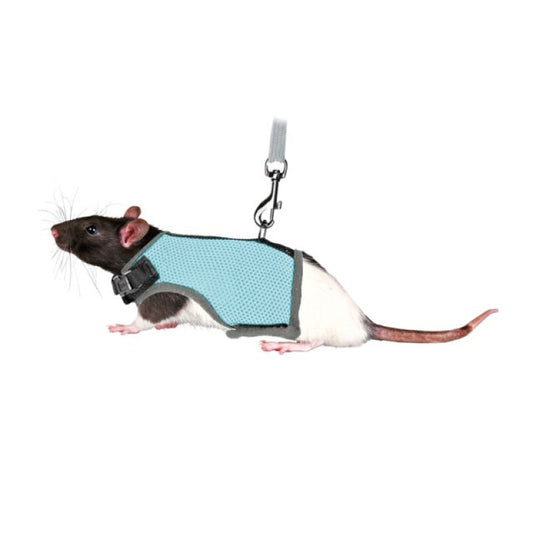 Trixie Soft harness with leash, rats, 12–18 cm, 1.20 m