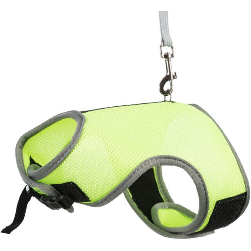 Trixie kanin mjuk sele med koppel, nylon, 25–32 cm, 1.20 m