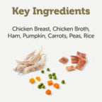 Applaws Taste Toppers Chicken Breast, Ham, Pumpkin, Carrots & Peas in Broth, 156 g