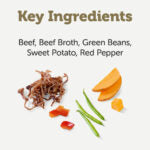 Applaws Taste Toppers Beef with Green Beans, Sweet Potato & Red Pepper in Broth, 85 g