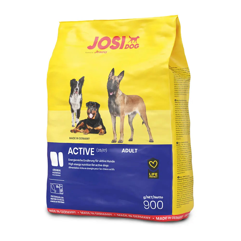 Josera P JosiDog Active Dry Dog Food, 900g
