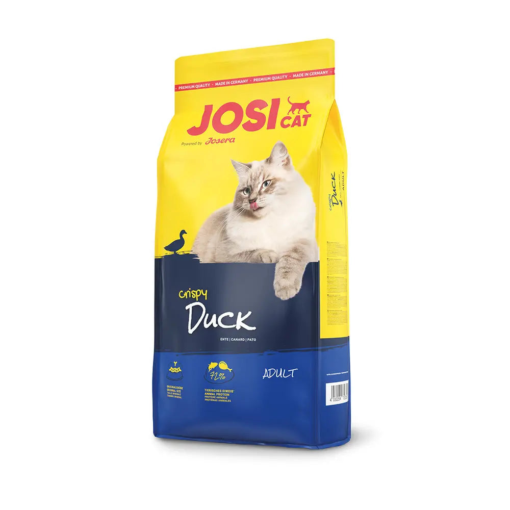 Josera P JosiCat Crispy Duck Dry Cat Food, 10kg
