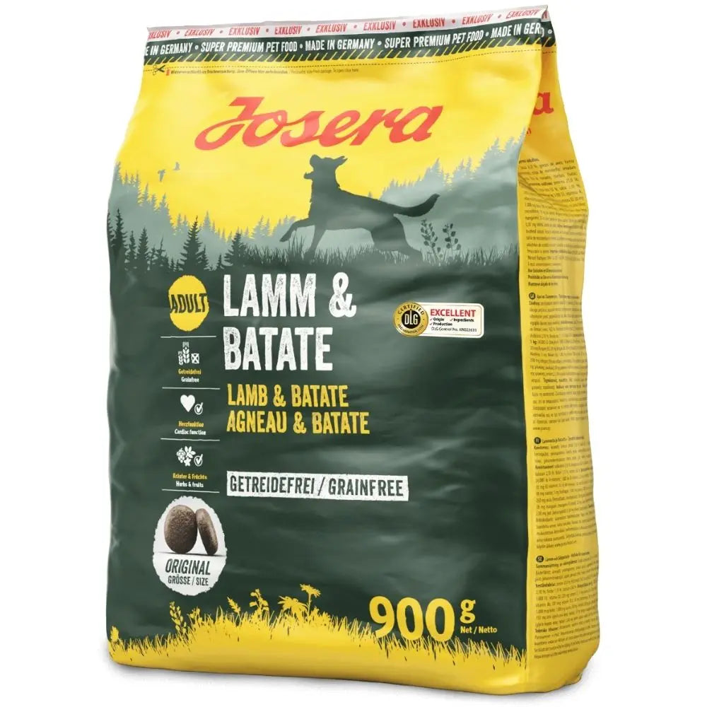 Josera SP Lamb&Batate Dry Dog Food, 900g