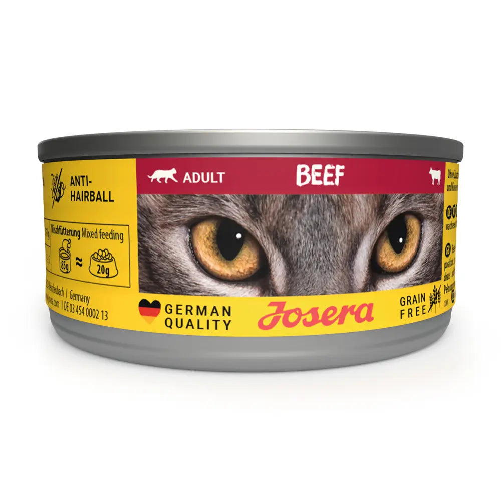 Josera Cat Wet Food With Beef in Can, 85g