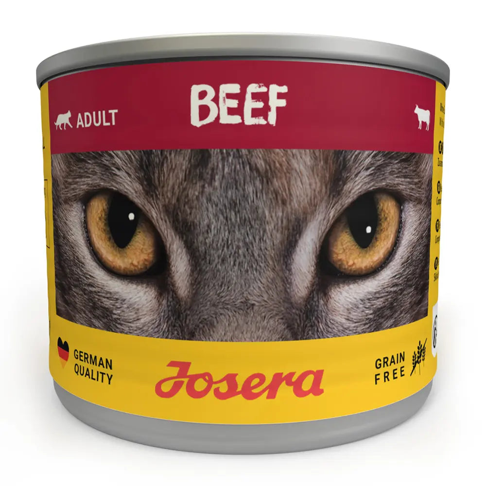 Josera Cat Wet Food With Beef in Can, 200g