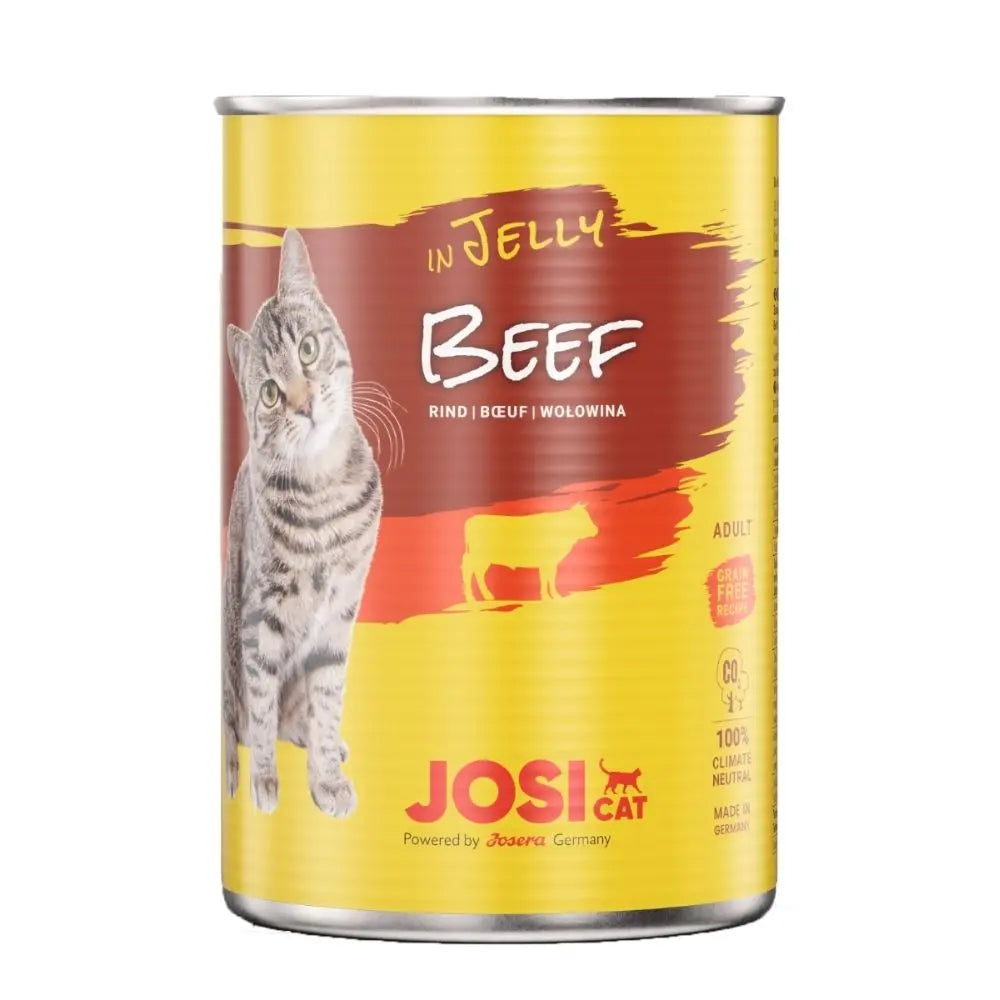 Josera JosiCat Wet Cat Food With Beef In Jelly, 400g