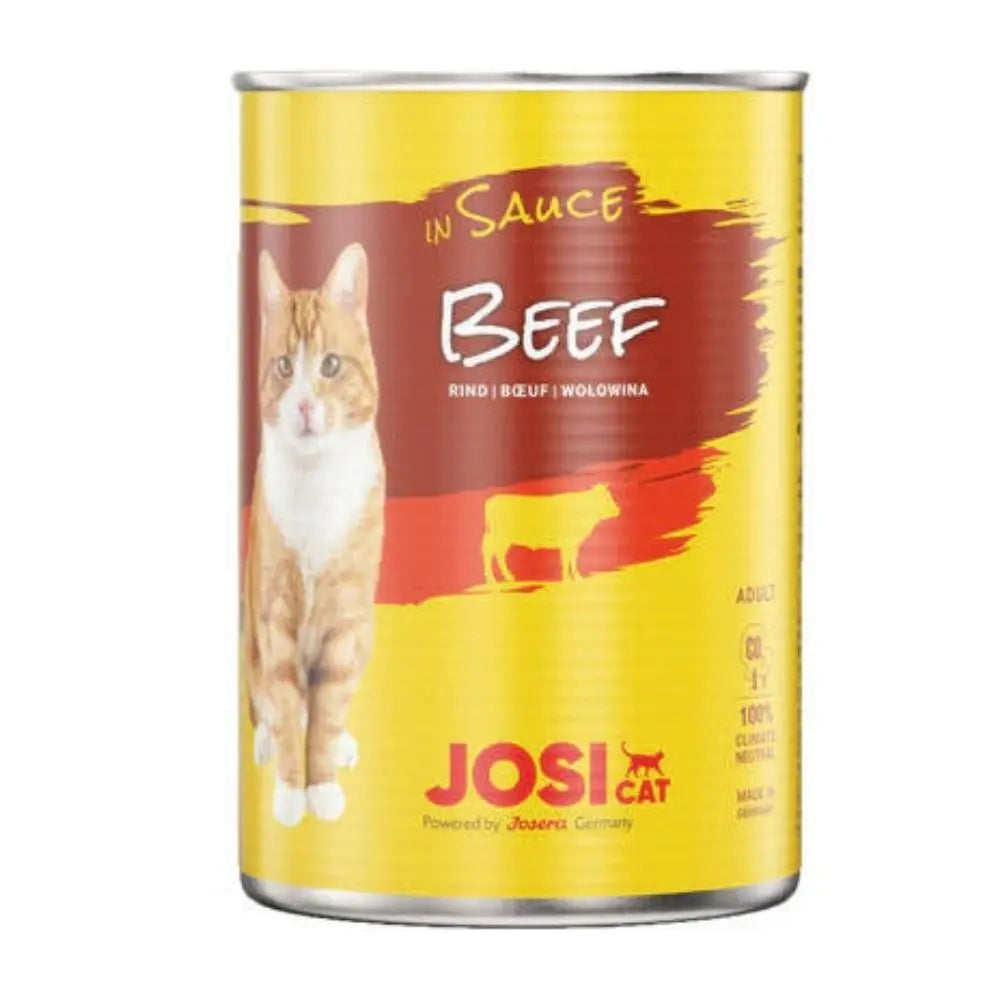 Josera JosiCat Wet Cat Food With Beef In Sauce, 415g