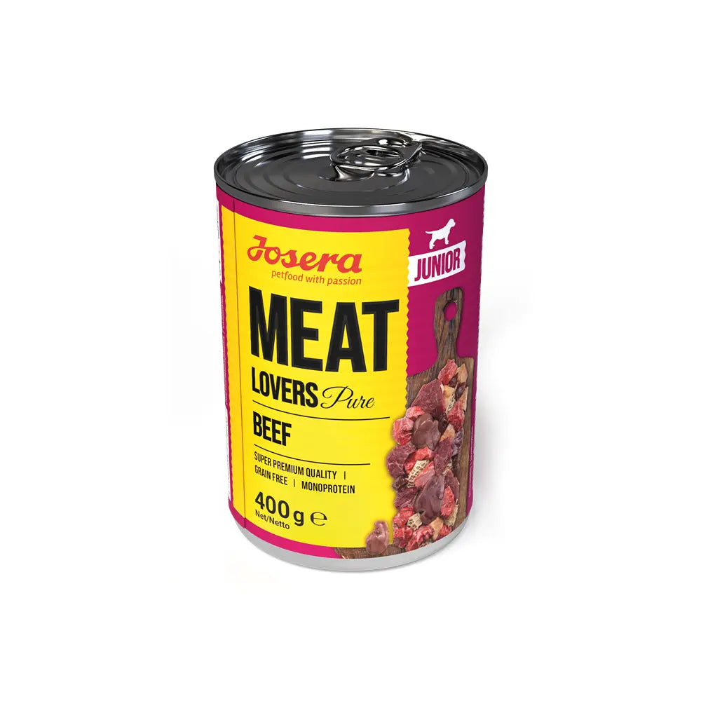 Josera Meat Lovers Junior Pure Beef Wet Dog Food, 400g