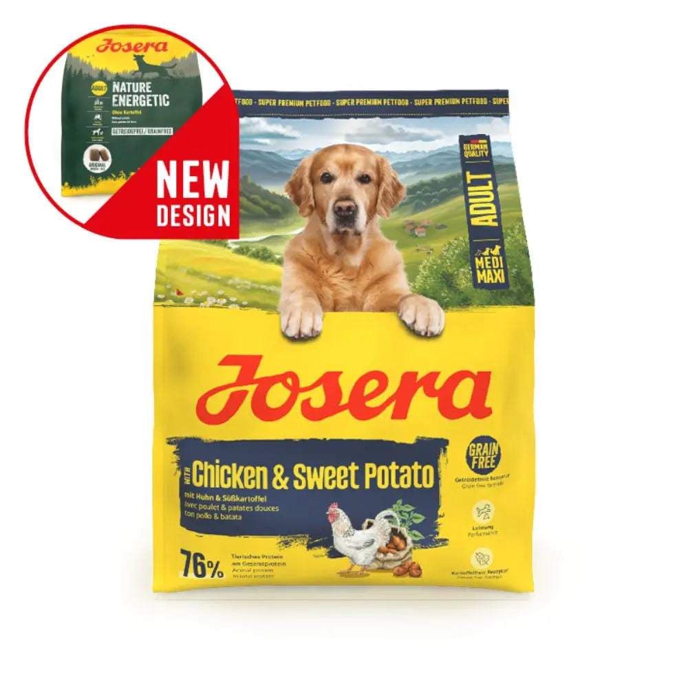 Josera SP Medium/Maxi with Chicken & Sweet Potato Dry Dog Food, 12.5kg (Nature Energetic)