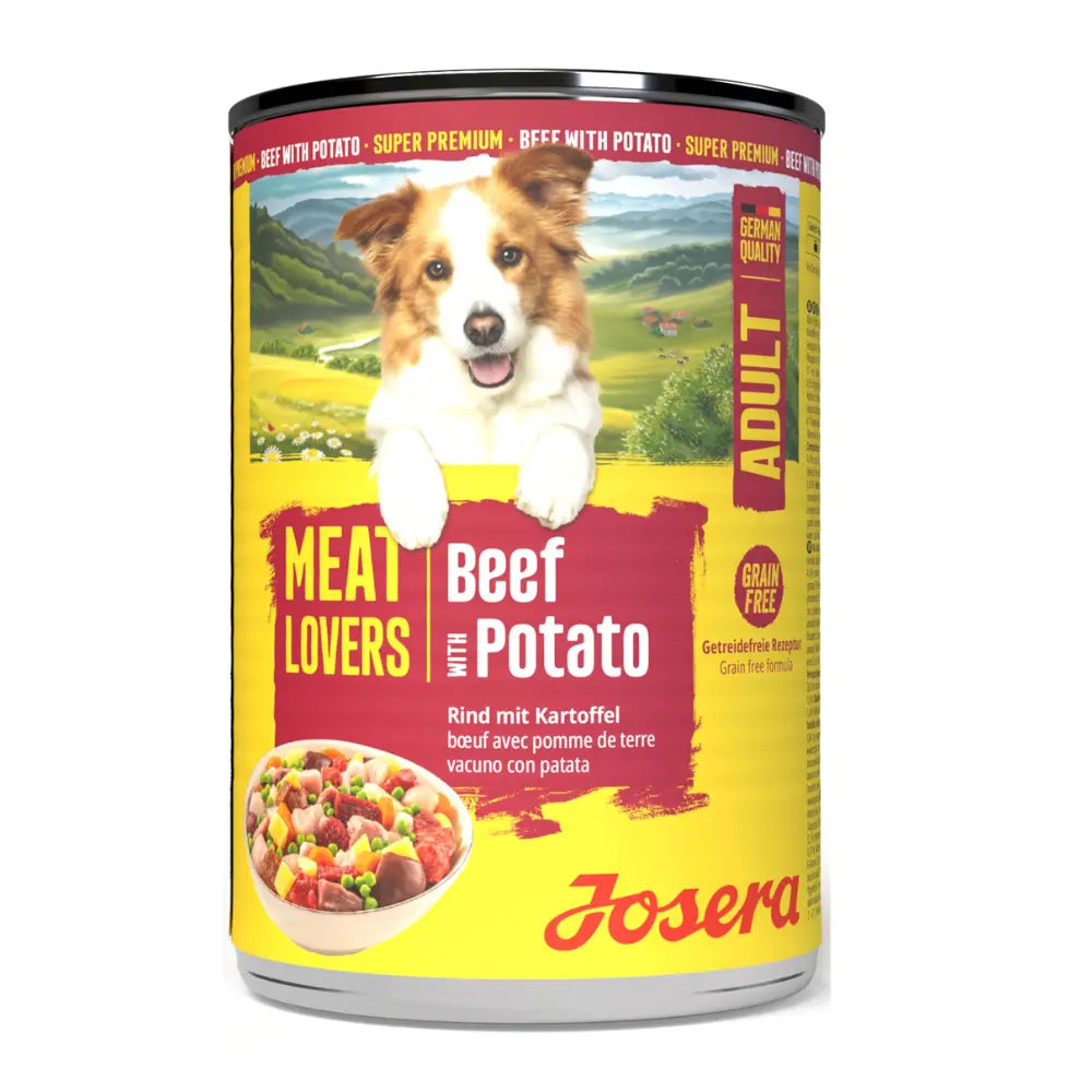 Josera Meat Lovers Menu Beef with Potato Wet Dog Food, 400g