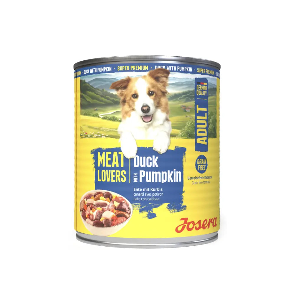 Josera Meat Lovers Menu Duck with Pumpkin Wet Dog Food, 800g