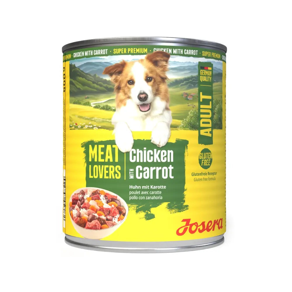 Josera Meat Lovers Menu Chicken with Carrot Wet Dog Food, 800g