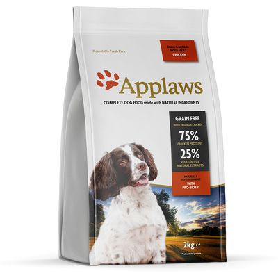 Applaws Adult Dog Dry Dog Food Small & Medium Breeds - Chicken, 2 kg