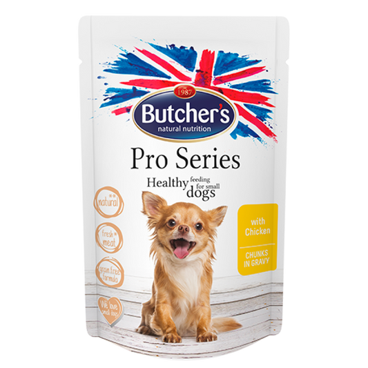 Butchers Wet Dog Food Pro Series with Chicken Chunks in Gravy, 100 g