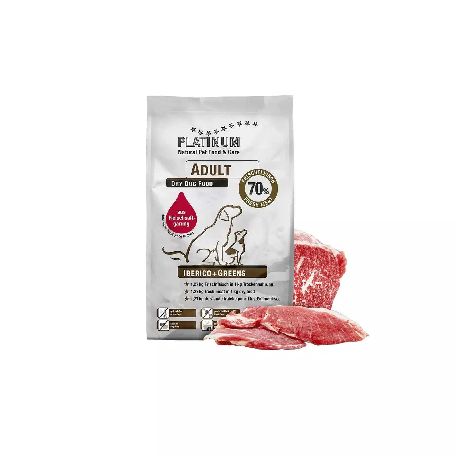 Platinum Adult Iberico Dry Dog Food With Pork, 5kg
