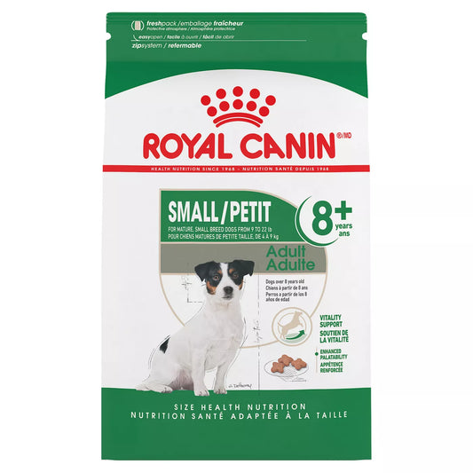 ROYAL CANIN® Mini Adult 8+ Sausā barība suņiem, 0,8kg