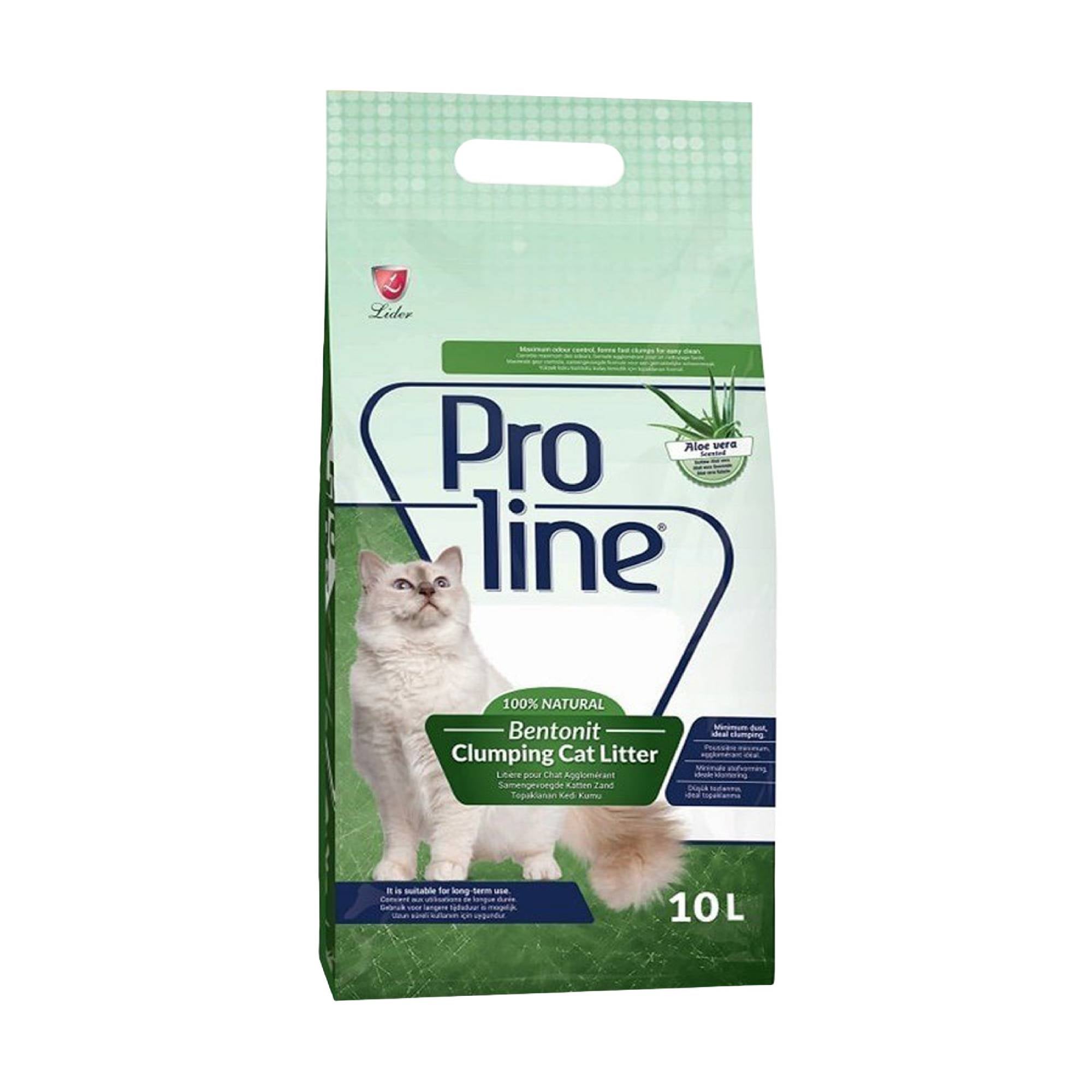 ProLine Aloe Cat Litter, 10L Clumping Litter