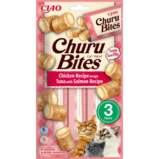 Churu Bites Cat Tuna/Salmon 10Gx3 N12