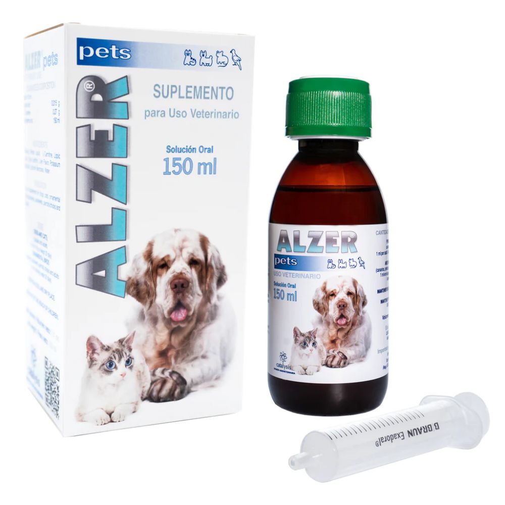 Catalysis ALZER - Supplement for Neuroprotection for Seniors  Dogs and Cats, Small Animals and Birds, 150ml