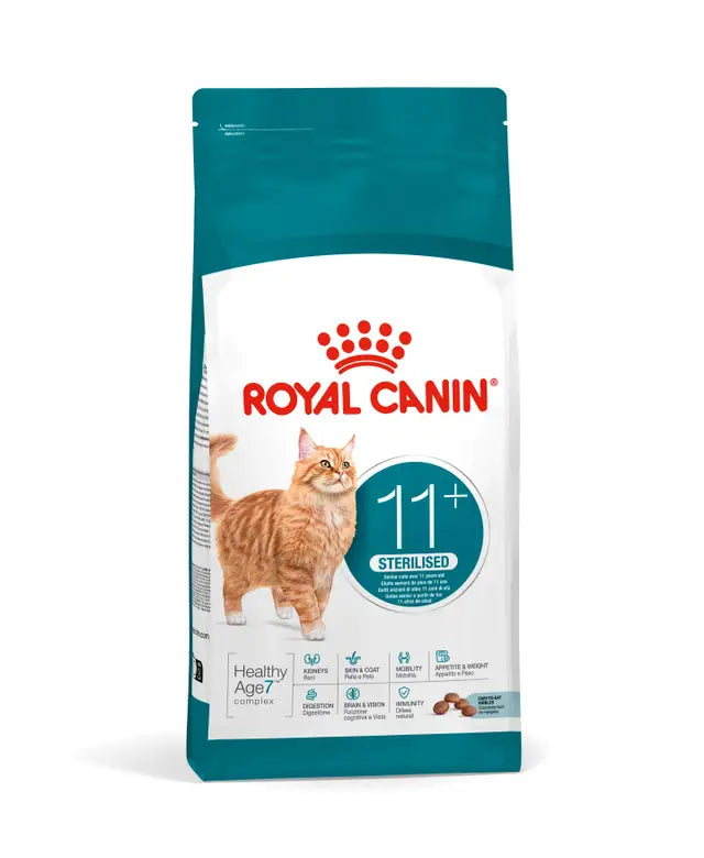 ROYAL CANIN® Ageing Sterilised 11+ Trockenfutter für für sterilisierte Katzen ab 11 Jahren, 2 kg
