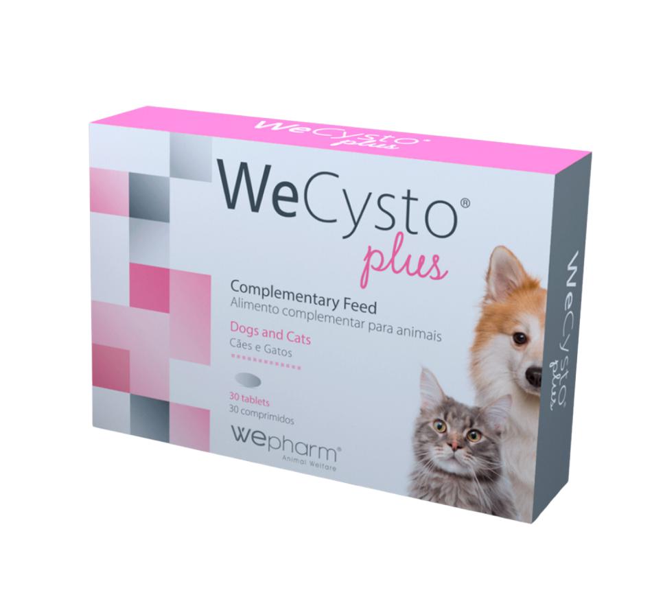 Wepharm® WeCysto® Plus Pills - Urinary System Health Support For Cats and Dogs, 30 Tasty Chewable Tablets