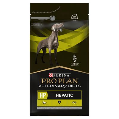 Purina PRO PLAN® VETERINARY DIETS Canine HP Hepatic Sausā barība suņiem aknu veselībai, 3kg