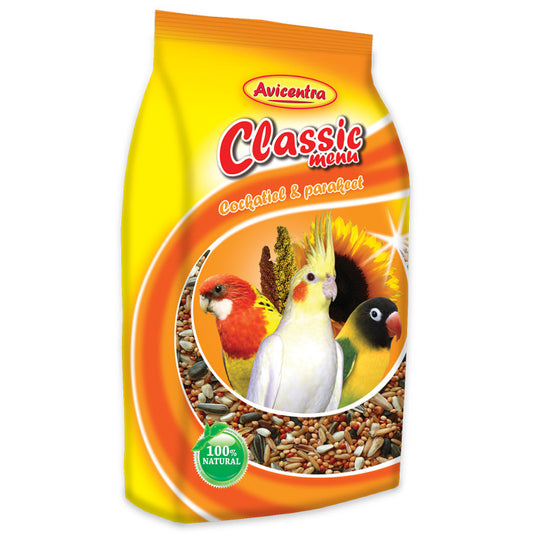 Barība maziem un vidējiem papagaiļiem – Avicentra standard for small parrots, 1 kg