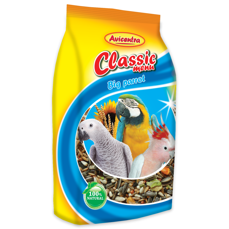 AVICENTRA standard feed for big parrots 1kg