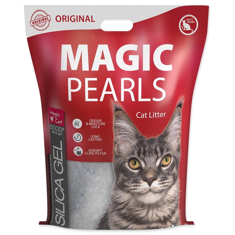 Magic Pearl Original Cat Silica Litter, 16l