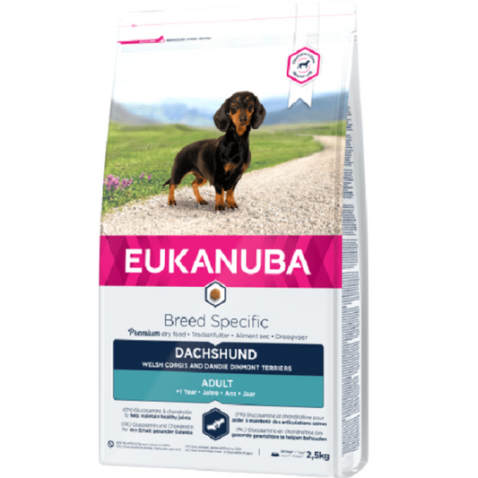 Eukanuba Adult Dachshund, 2,5 kg