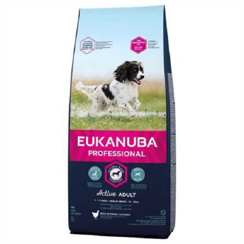 Eukanuba Adult Medium Chicken, 18 kg