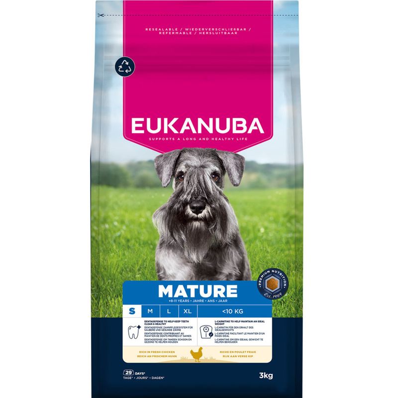 Eukanuba Senior Small and Medium Chicken, 3 kg