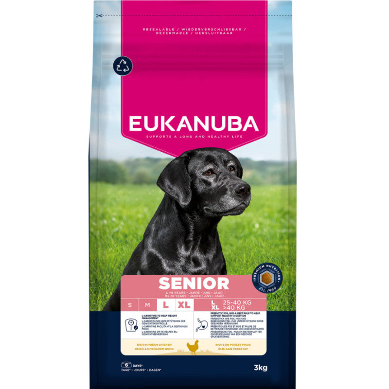 Eukanuba Senior Large Breed Chicken, 15 kg