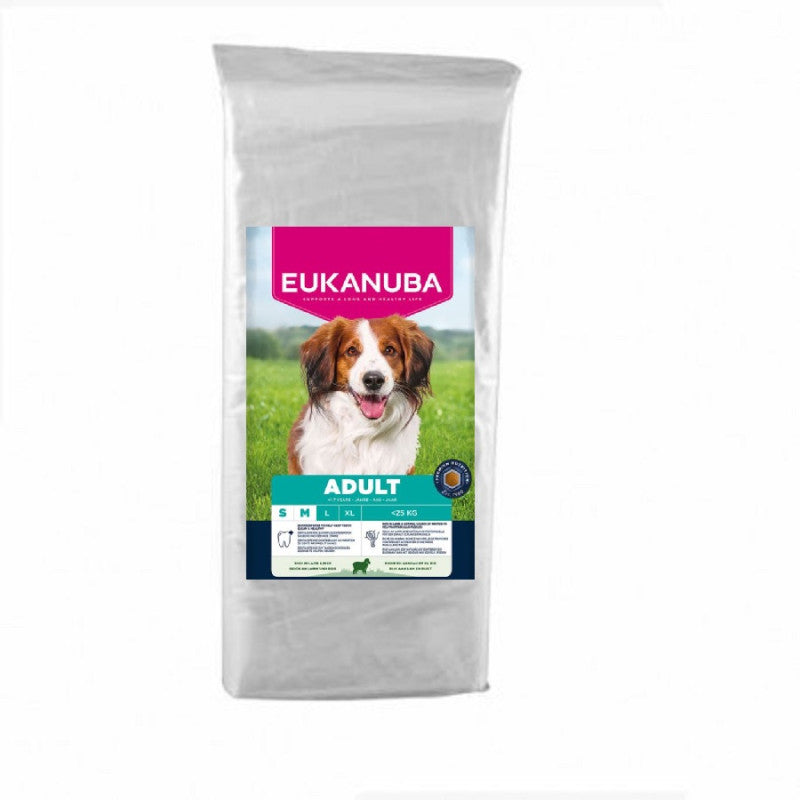Eukanuba Vuxen Små och Medelstora Lamm och Ris, 18 kg